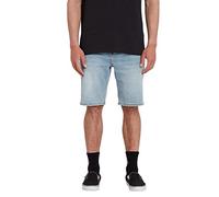 VOLCOM Solver Denim Short Pantalón Corto, Worker Indigo Vintage, 34 Men's