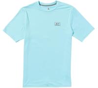 Volcom Standard UPF 50+ Short Sleeve Loose Fit Rashguard Camisa de protección de Sarpullido, Resina Azul Modstone, Large para Hombre