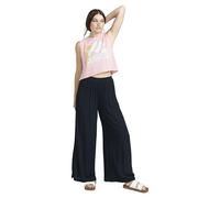 Volcom Stoneshine Junki Pantalón de Playa de Pierna Ancha para Mujer, Negro 1, X-Small