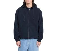 Volcom Sudadera Con Capucha Con Cremallera Single Stone Lined - Marino