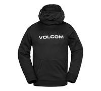 Volcom Sudadera con Capucha de Forro Polar para Hombre, Repelente al Agua, con Capucha y Agujeros para los Pulgares, Medianoche, Large