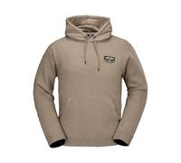 Volcom Sudadera con Capucha Essential de Forro Polar con Capucha para Hombre, castaño, S