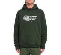 Volcom Sudadera de Forro Polar con Capucha Volstoned para Hombre, Talla Alta, Dark Forest, Medium