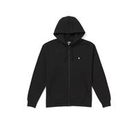 Volcom Sudadera de Forro Polar con Capucha y Cremallera para Hombre, Negro, Medium