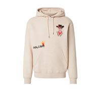 Volcom Sudadera 'MICKEY MASON' beige moteado / naranja / rojo / negro L beige moteado / naranja / rojo / negro