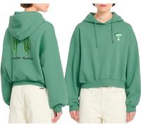 Volcom - Sudaderas - Fa Mickey Mason Pull Over Evergreen para Mujer - Talla S - Verde Verde S