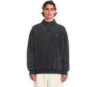 Volcom - Sudaderas - Single Stone Quarter Zip Light Acid Black - Talla M - Negro Negro M
