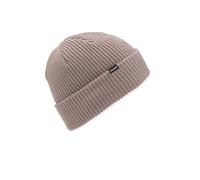 Volcom Sweep Beanie - Fleece Lined Knit Winter Hat with Roll Over Fit Boina, Malva pálido, Talla única para Hombre