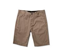 Volcom Vmonty Chino Shorts - 22” Outseam, Relaxed Fit, Durable Cotton Fabric Pantalones Cortos Informales, Caqui, 52 para Hombre