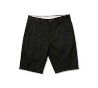 Volcom V Monty - Pantalón Corto Chino Casual para Hombre, Negro, 40
