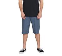Volcom Vmonty - Pantalones cortos chinos para hombre, Azul jaspeado, 38