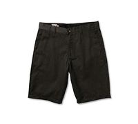 Volcom, Vmonty, Pantalones Cortos Chinos para Hombre, Gris Carbón Jaspeado, 33