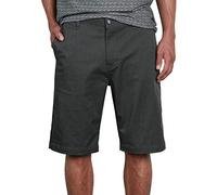 Volcom Vmonty Stretch Chino Short Pantalones Cortos, Gris Oscuro Jaspeado, 30 para Hombre