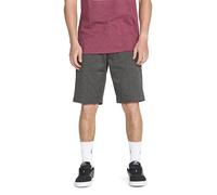 Volcom Vmonty Stretch Chino Short Pantalones Cortos, Gris Oscuro Jaspeado, 30 para Hombre