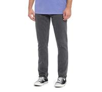Volcom Vorta Slim Recto Vaqueros - Gris Neutral