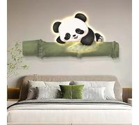 VOLDAX Decoración de pared 3D con luces LED Pinturas Murales Chinas, Exquisita Pintura para Pasillo Escultura de Entrada, Para Sala De Estar Comedor(150 * 70cm/59 * 27.6in)