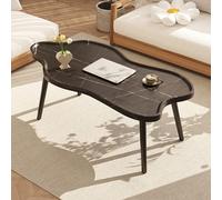 VOLDAX Mesa Baja Multifuncional Mesa De Centro Pequeña Y Moderna En Forma De Nube, para Salón Sala de Estar Balcón(Black,140 * 60 * 48cm/55 * 23.6 * 18.9in)