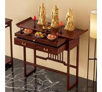 VOLDAX Mesa de Altar de meditación, con Compartimentos Ocultos y Cajón de Almacenamiento, Estante de Exhibición Feng Shui Chino, Adecuado Templos y Familias(94 * 39 * 95cm/37 * 15.4 * 37.4in)
