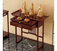 VOLDAX Mesa de Altar de meditación, con Compartimentos Ocultos y Cajón de Almacenamiento, Estante de Exhibición Feng Shui Chino, Adecuado Templos y Familias(75 * 39 * 93.5cm/29.5 * 15.4 * 36.8in)