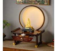 VOLDAX Mesa de Altar de meditación, Sala De Estar Sencilla Mesa de Altar, Decoración de Habitación, Soporte for Budistas/Casa de Té/Espiritual Espacio(40 * 28 * 19.5cm/15.7 * 11 * 7.7in)