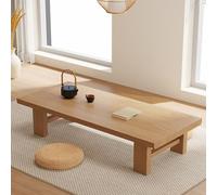 VOLDAX Mesa De Tatami Japonesa Mesa Baja Multifuncional Fácil De Usar para Sentarse En El Suelo Meditar, Decoración del Hogar(Yellow,120 * 60 * 38cm/47.2 * 23.6 * 15in)