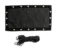Voleiball Trainer - Square Mesh Replacement | Heavy Duty Practice Gear | Black Fabric Construction, 70 × 40 cm Dimensions, Portable Lightweight Format, Suitable For Serving And Jump Drills