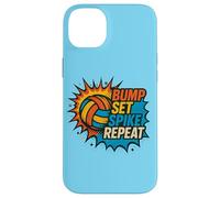 Voleibol Bump Set Spike Repeat Player Energy Look Carcasa para iPhone 14 Plus