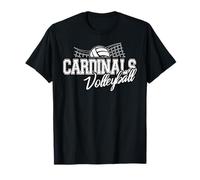 Voleibol Cardenales Volver a la Escuela Espíritu Camiseta