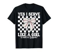 Voleibol Chica Sí Sirvo Como Una Chica Quiero Una Lección Camiseta
