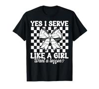 Voleibol Chica Sirvo Como Una Chica Quiero Una Lección Camiseta