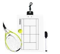 Voleibol Coaching Board - Badminton Coaching Board Portátil | Badminton White Board Para Entrenadores | Tarjeta De Demostración De Deportes De Bola De Doble Cara, Portapapeles De Bádminton Para Tenis