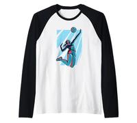 Voleibol De Playa, Amor por El Voleibol. Camiseta Manga Raglan