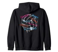 Voleibol De Playa, Amor por El Voleibol. Sudadera con Capucha