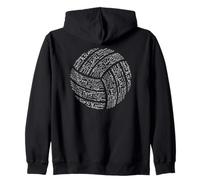 Voleibol De Playa, Amor por El Voleibol. Sudadera con Capucha