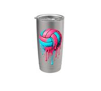 Voleibol Drip For Boys Ice Cream Feel The Drip Voleibol Vaso térmico de acero inoxidable de doble pared