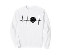 Voleibol Heartbeat - Voleiballer Passion Sudadera