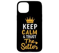 Voleibol Keep Calm And Trust The Setter Jugador de Voleibol Carcasa para iPhone 15 Plus