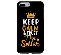 Voleibol Keep Calm And Trust The Setter Jugador de Voleibol Carcasa para iPhone 7 Plus/8 Plus