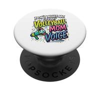 Voleibol Madre No Me Haces Usar Mi Voleibol Mamá Voz PopSockets PopGrip Adhesivo