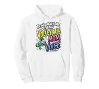 Voleibol Madre No Me Haces Usar Mi Voleibol Mamá Voz Sudadera con Capucha