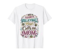 Voleibol Mamá Jugador de Voleibol Favorito Me Llama mamá Camiseta