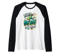 Voleibol Mamá Voleibol Papá Voleibol Padres Apoyo Camiseta Manga Raglan