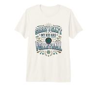 Voleibol Mamá y Voleibol Papá Mi Niño Tiene Voleibol Camiseta Premium