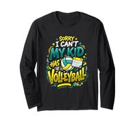 Voleibol Mamá y Voleibol Papá Mi Niño Tiene Voleibol Manga Larga