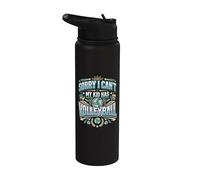 Voleibol Mamá y Voleibol Papá Mi Niño Tiene Voleibol Stainless Steel Insulated Water Bottle