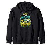 Voleibol Mamá y Voleibol Papá Mi Niño Tiene Voleibol Sudadera con Capucha