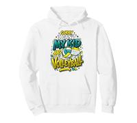 Voleibol Mamá y Voleibol Papá Mi Niño Tiene Voleibol Sudadera con Capucha
