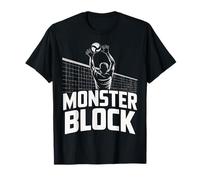 Voleibol Monster Block Deportes Camiseta