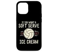 Voleibol Que Quieres Soft Serve Consigue Helado Mujeres Hombres Niños Carcasa para iPhone 12/12 Pro