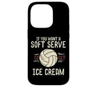 Voleibol Que Quieres Soft Serve Consigue Helado Mujeres Hombres Niños Carcasa para iPhone 14 Pro